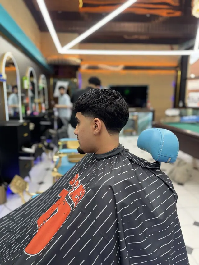 A cut at the window at Barber Club